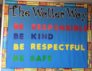 Waller Way: Be Responsible, Be Kind, Be Respectful, Be Safe